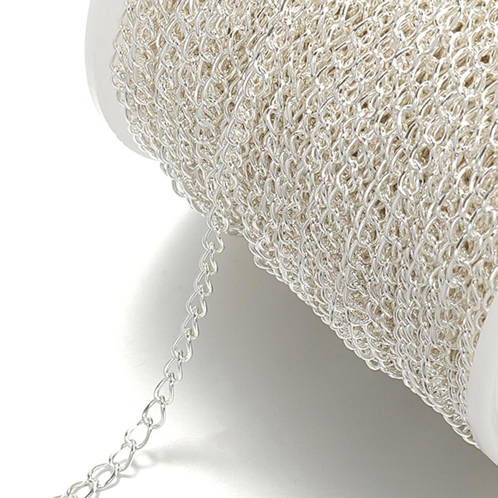 10meters/roll Stainless Steel Chains 2/3/5mm Gold Necklace Chains For Bracelet Extension Chain DIY Jewelry Components No Fade