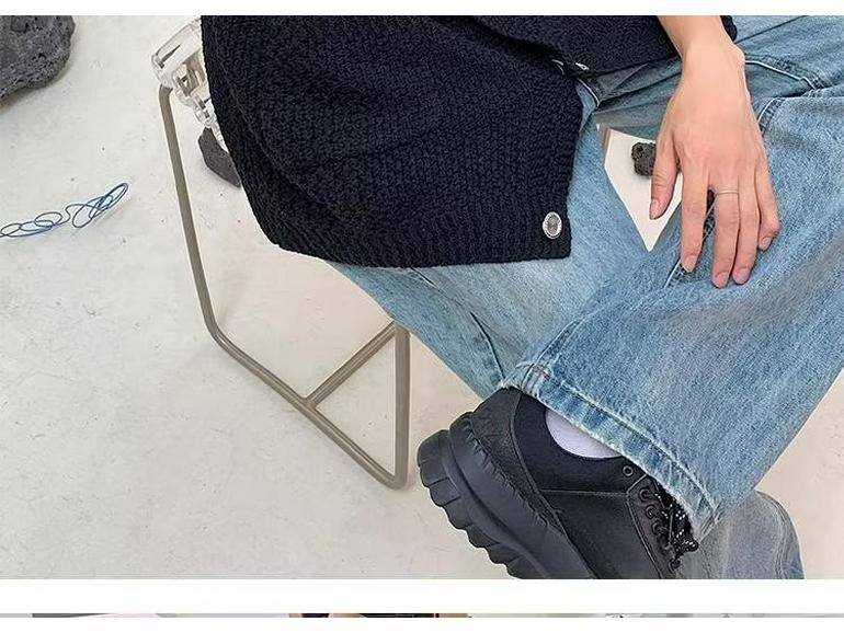 2023 Retro Men's Summer Hong Kong Style Loose Shirt - Fun Niche Design Student Outerwear