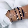 European Style Handmade Shell Multi-layer Stackable Bracelet for Women - Versatile Chain Wristband Watch Accessory