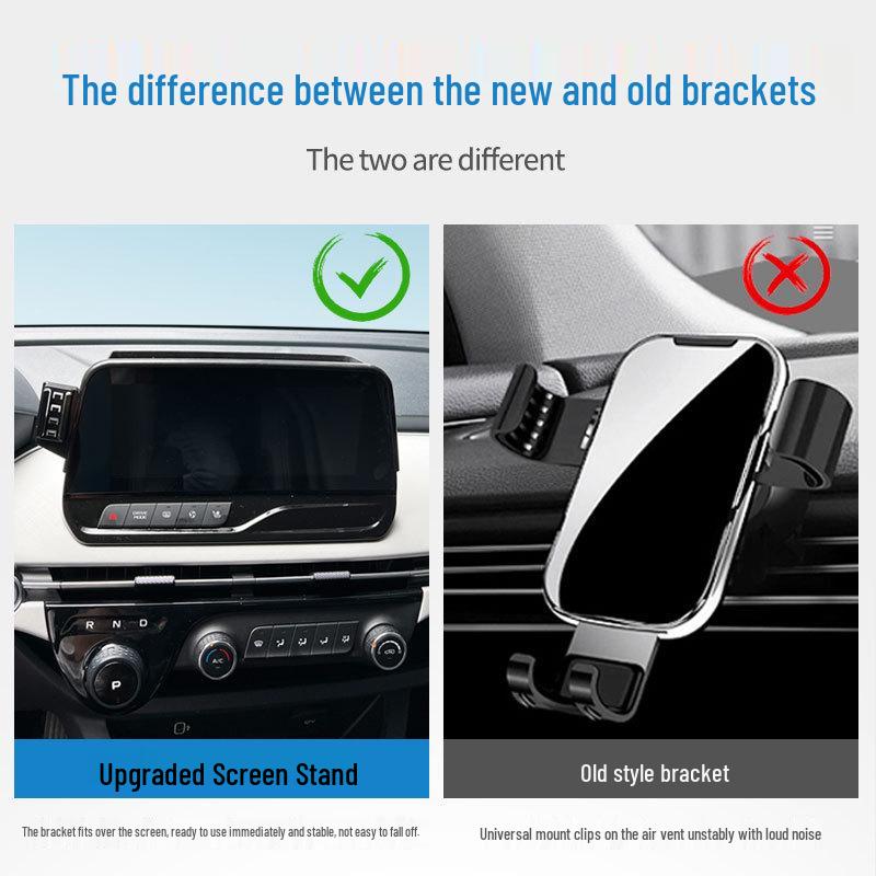 Compatible with 22-23 Bestune NAT Models: Mobile Phone Holder & Navigation Frame for Car Screen Modification