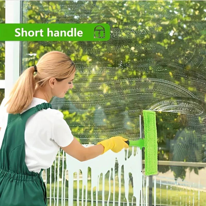 1set Household Windows Telescopic Glass Wiper Sponge Retractable Windshield Squeegee Cleaning Car Glass Door