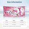 Elephant Theme Beach Towel Personalized Custom Name & Text Soft Quick Dry Beach Towel for Swimming Travel
