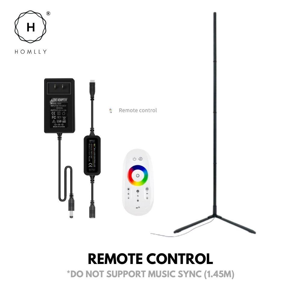 

Homlly 300+ Color Changing Mood Lighting Corner Lamp with Bluetooth App and Remote Control Remote