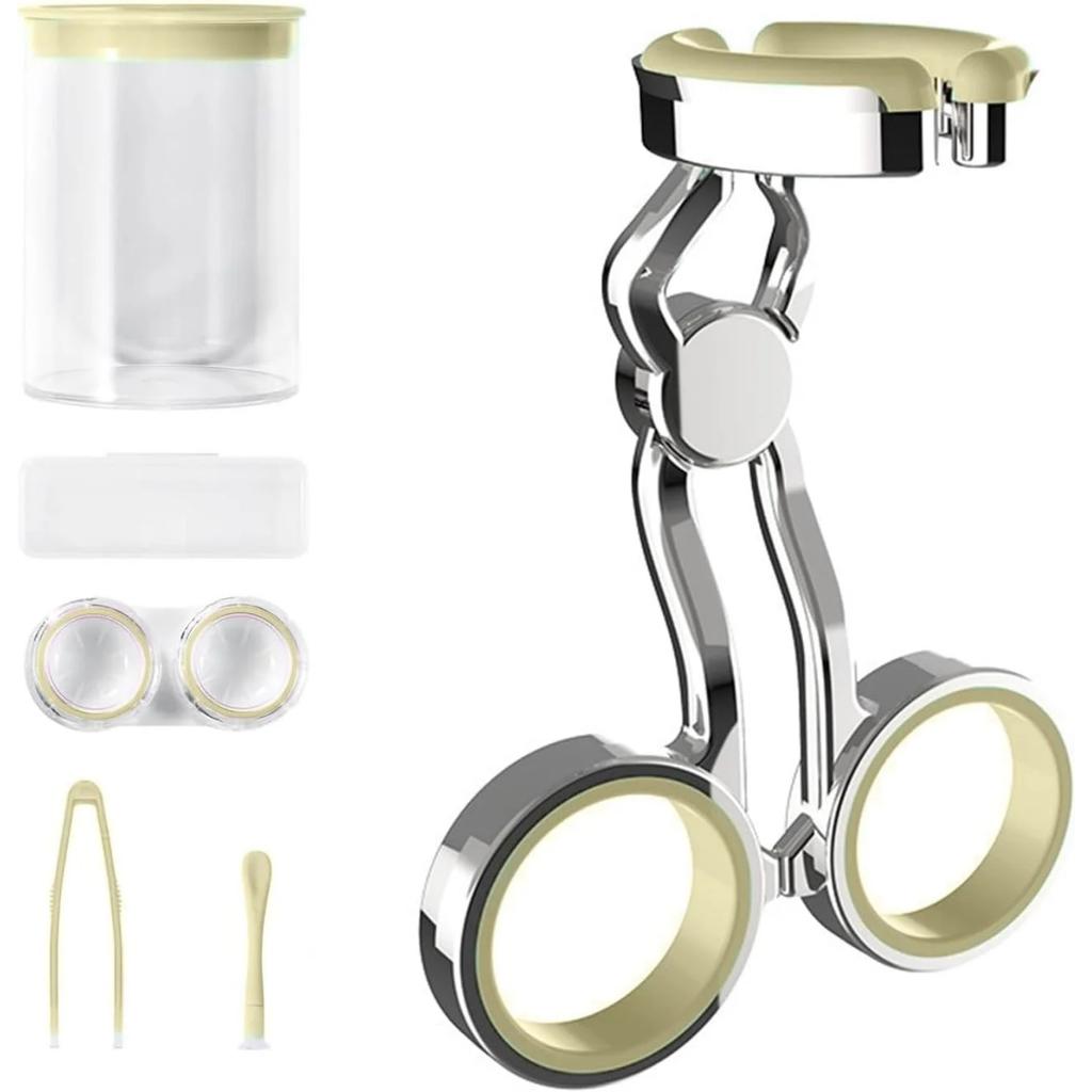 Farbige Kontaktlinsen Tragehilfen, Kontaktlinsen Augenlidspreizer, Pinzette zum Entfernen von Kontaktlinsen, Kontaktlinsen Augenlid-Einsetzwerkzeug für neue Benutzer