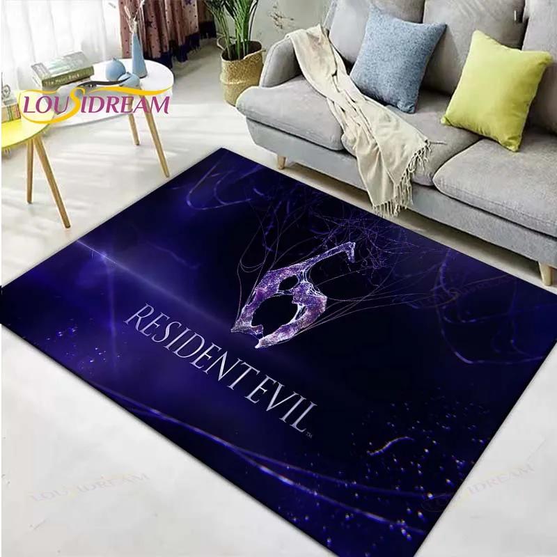 2025 Fashion 3D Movie R-Resident Evil Printed  Carpet Living Room Anti-Skid Area Rug Kids Bedroom Mats Yoga Mat Carpet Decor