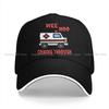 Einfarbige Dad Hats Wee Woo Wee Woo Hut Sonnenschutz Baseballkappen Krankenwagen Krankenwagen Schirmmütze