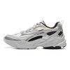 Li Ning Meteor Veelzijdig Retro Papa Schoenen Dikke Zool Hoogte Verhogen Schokabsorptie Antislip Slijtvast Ondersteuning Lage Top Casual Schoenen AGCV358-1