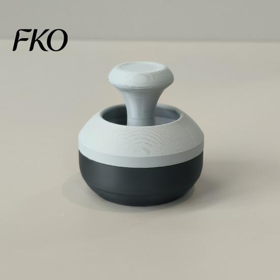 Sensory Stress Ball Alternative 3D Printed Joystick Fidget Toy, Press & Rotate Thumb Relief Toy with Decompression Smooth Damping Action,
