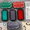 Quick Drying Self Ink Stamp Colorful Student Supplies Water Based Ink Pad  for Planner Stamps