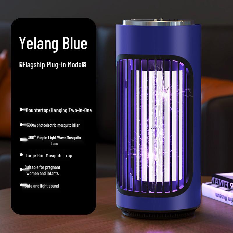 2025 Triple Grid Purple Light Mosquito Killer Lamp & Swatter