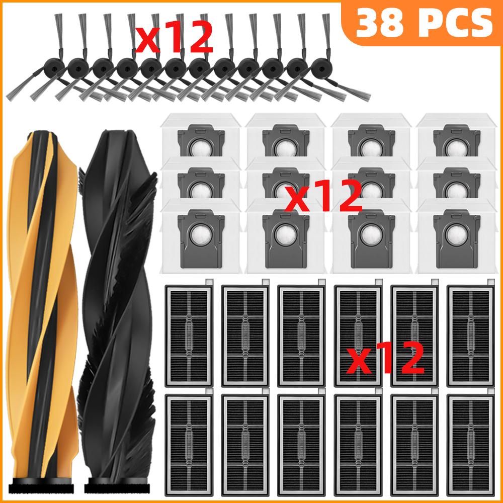 Fit For MOVA Z60 Ultra Roller Complete/ Z60 Ultra Roller SA/ Trouver Z60 Ultra Parts Main Side Brush Filter Dust Bag Accessories