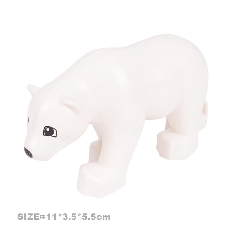 

Зоопарк Животные Большие Строительные Блоки Кирпичи Детали Аксессуары Интересные Детские Монтессори Обучающие Сборные Игрушки Для Детей Подарок