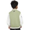 Nike Jacket College Style Baseball Knit Single-Breasted Kids Jackets Oil-Green HQ7953-386