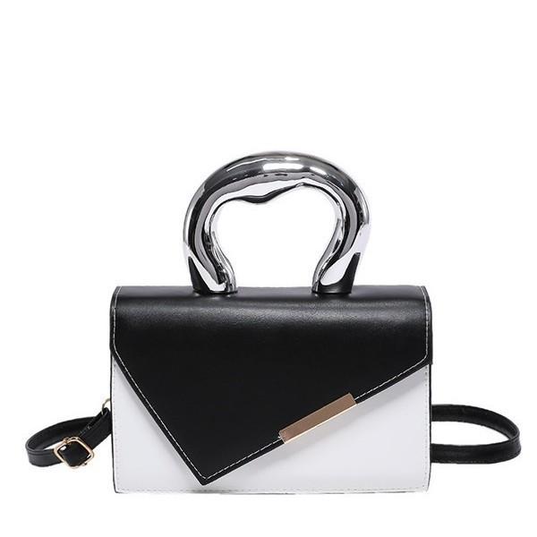 Stylish Colorblock Feminine Handbag Trendy Spring Casual Small Crossbody Purse