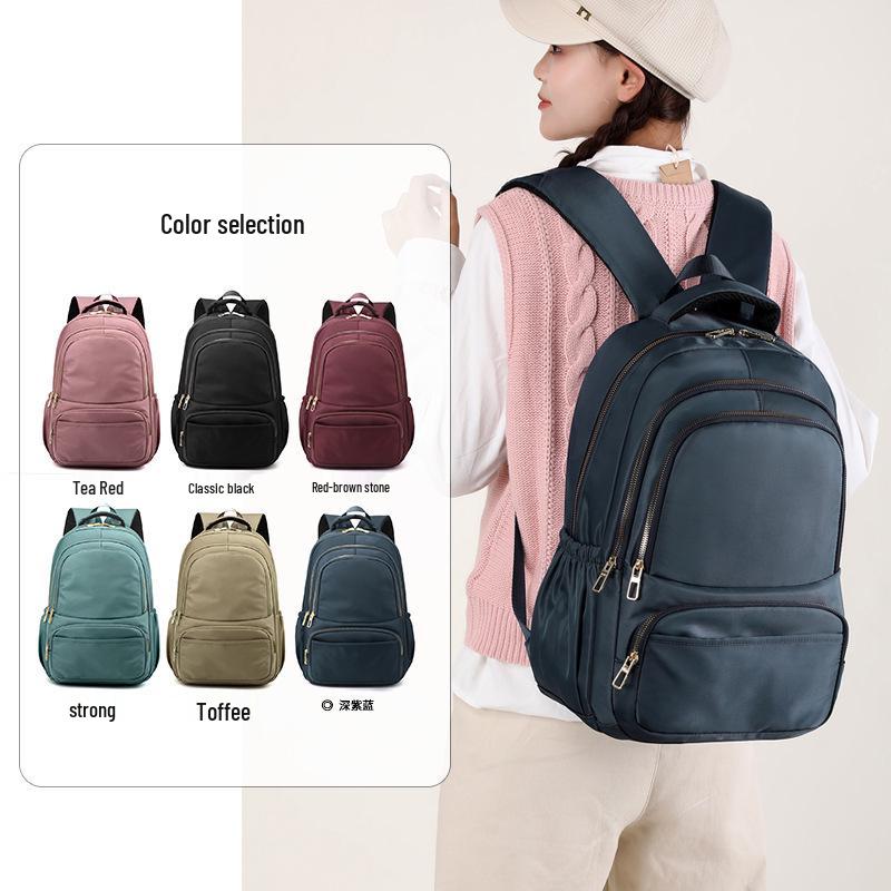 Clearance Anti-Theft Waterproof Backpack: Fashionable Oxford Cloth, Unisex, Large Capacity for Travel and Laptop