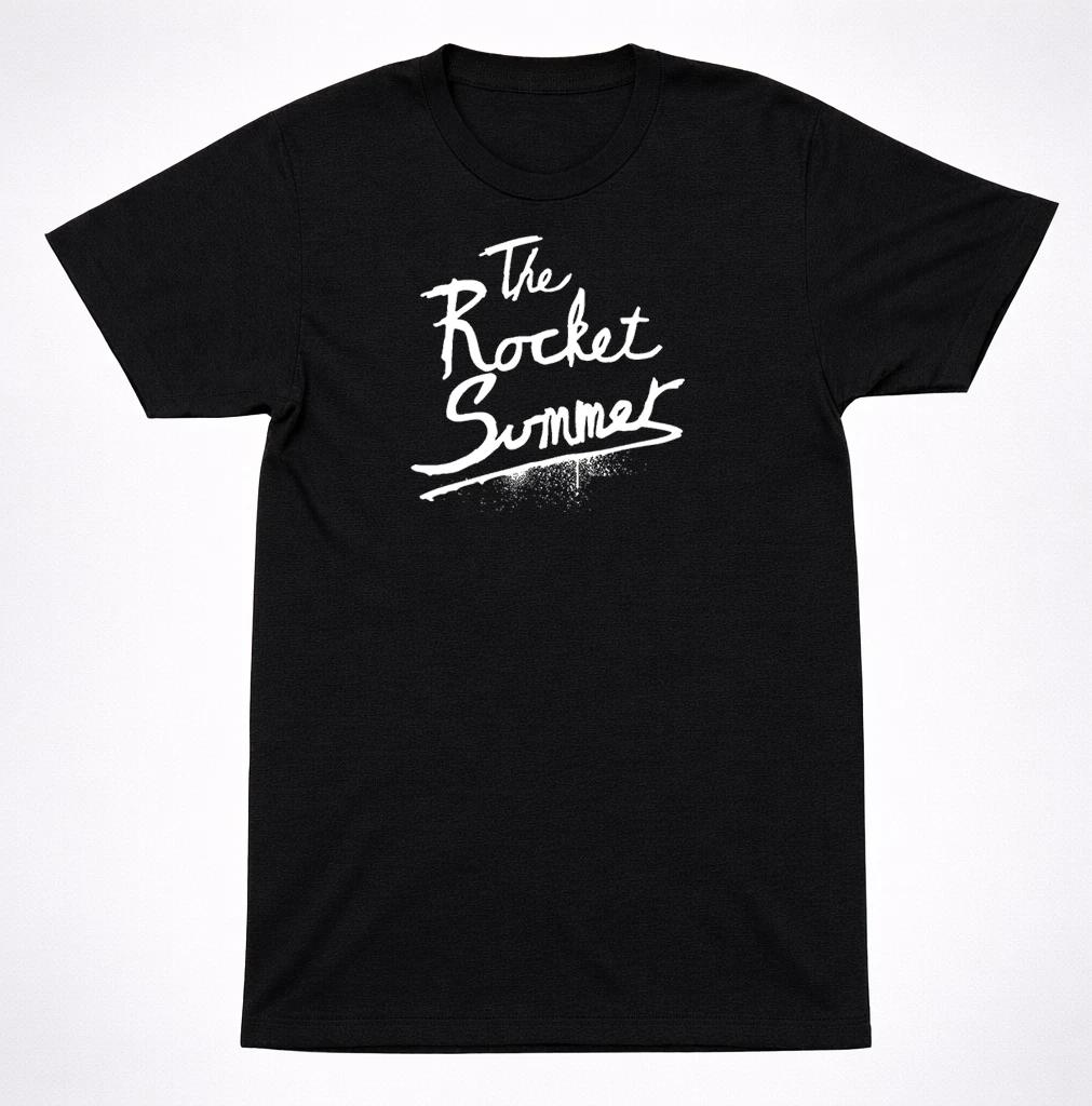The Rocket Summer Logo T-Shirt – Indie Pop / Emo Band Tee Black S