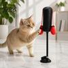 Stress Relief Toys for Anxious Cats Cat Punching Bag Toy, Interactive Punch Toy with Dangling Boxing Gloves, Suction Portable Entertainment