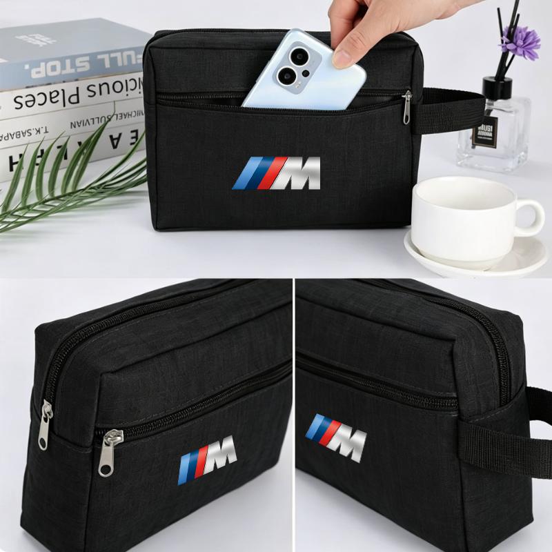 Car Interior Canvas fabric Handbag Accessories Sticker For BMW M X1 X2 X3 X5 X4 X6 X7 iX3 F30F20 F10 F07 E70 E46 E90 E92 E60 E39 HV0