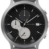 Lilianthal Berlin Solar Chronograph Watch with Date Limited Made in Silver Men's Display, Edition, Germany, C01-LE-SLR-3-B023A,