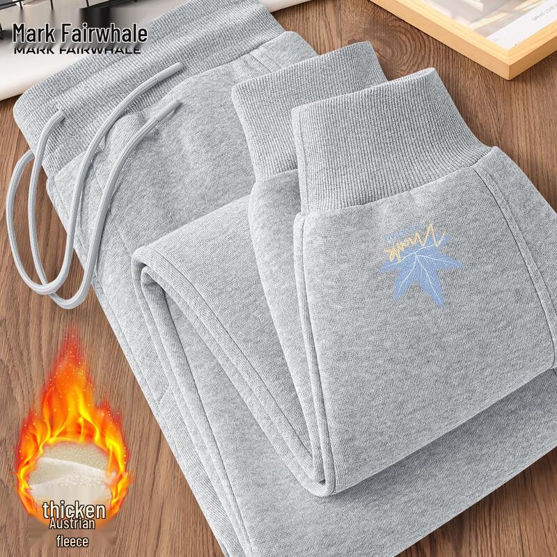 Mark Fairwhale Men's Fleece-Lined Cuffed Casual Sweatpants