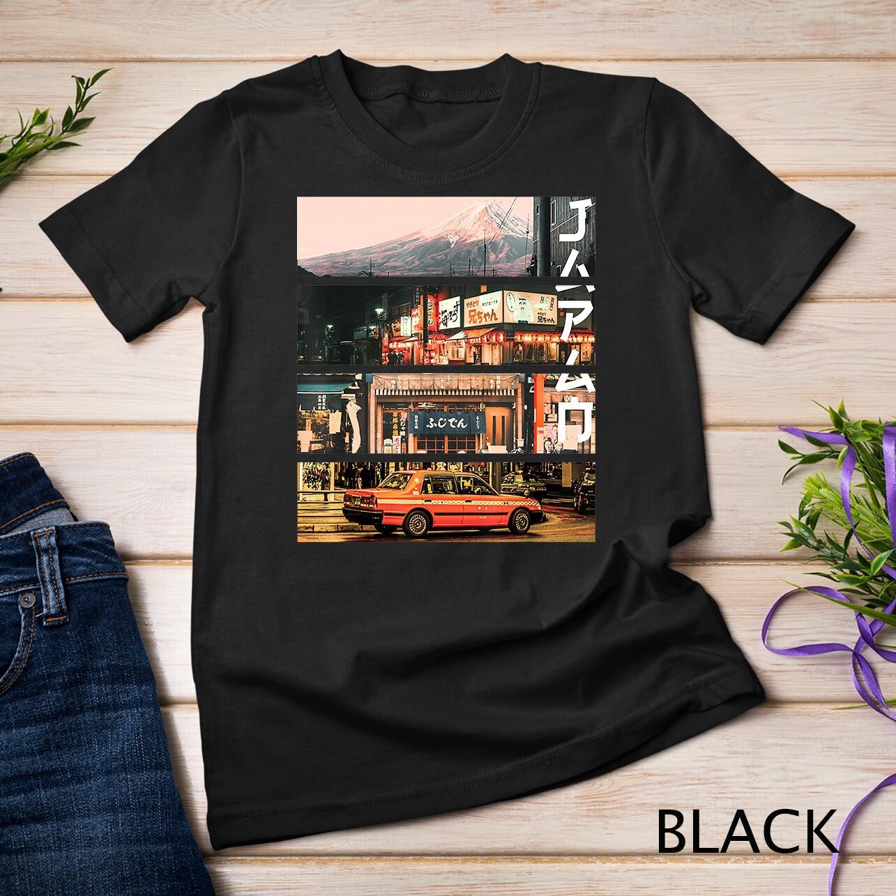 Aesthetic Style Vaporwave Japan 80s 90s Tokyo Osaka street Unisex T-shirt S