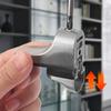10/1 Stück Zinklegierung Verstellbarer Glasregalhalter Wandmontierte Badezimmer-Stützregal-Winkel Halter Holzregale Glaszwingen