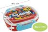 Skater Kids' Small Lunch Box, Single Tier, 270ml, Dome-Shaped, Tomica Design, Made In Japan, QAF1AG-A