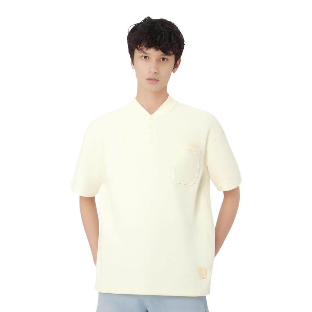 Li Ning X CHENGLONG,LIANMINGKUAN Polo Shirt Men's Papyrus White APLU029-2