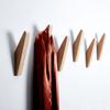 Cintre mural en bois pour vêtements, crochet pour manteau, porte-clé décoratif en bois naturel, chapeau