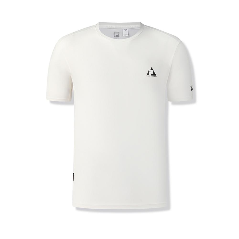 

New FILA EXPLORER T Shirt Men s Snow A11M527113F-WT 180/100A/XL