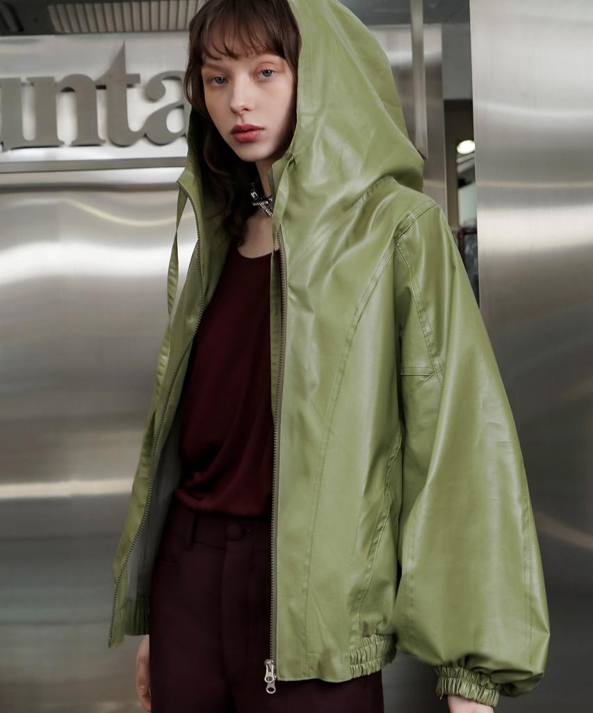 Untage Utg Hooded Blouson [Khaki(Unisex)]_Uto-Ss06