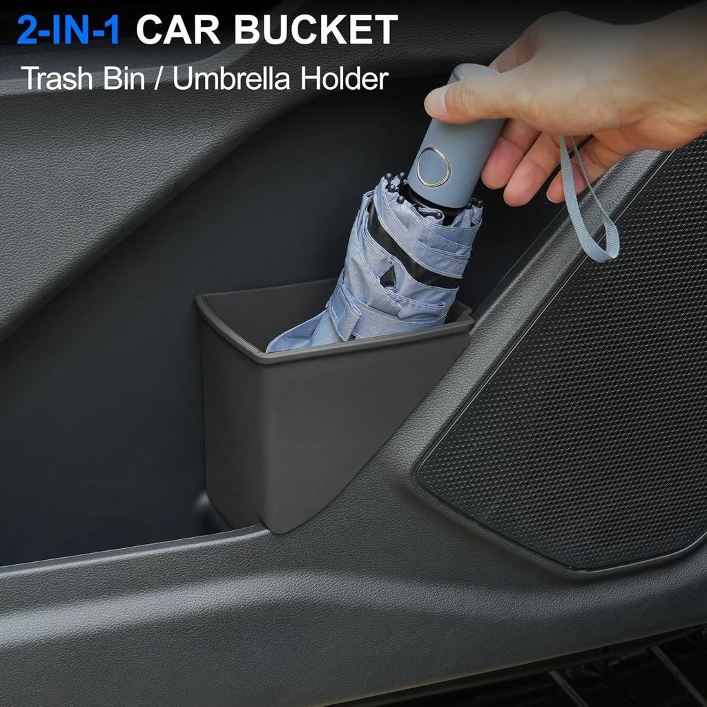 ELECFRESH 2 Compatible with Door Side Trash Can for Package -2025 2026 Ford Explorer,Trash can storage box suitable for Ford Explorer Accessories