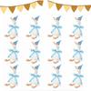 6/12/24Pcs One Silly Goose Adopt a Goose Party Favor 11.8 Inch  Plush Goose With Mini Hat Ribbon Baby Shower Birthday Party Gift