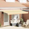 Retractable Awning Yellow 350 x 200 cm Fabric