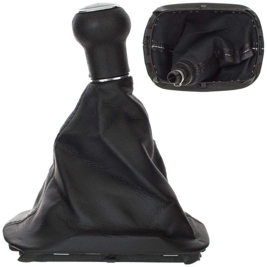 VW Passat B5 FL 00-05 Gear Shift Knob Silver + Gaiter & Frame 6 Speed