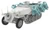Modelos Boneco de Neve Escala Veículo Blindado de Transporte de Pessoal Alemão Sdkfz com Foguete Plástico SP358004 1/35 251/1D Suporte 28/32cm, Modelo, (Veículo militar)