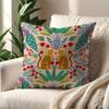 Flower Leopard Print Art Jungle Cushion Cover Decoration Room Car Home Office Coffee Pillow Sofa Printing Nordic Simplicity Hit