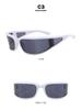 Y2K Windproof Sport Sunglasses: Influencer Style for Cycling with Narrow Frame
