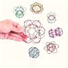 Variety Mandala Flower Basket with Many Changes Waiting for You To Explore - Wire Magic Ring Rotating Ornaments, Creative Wire Art Decorating