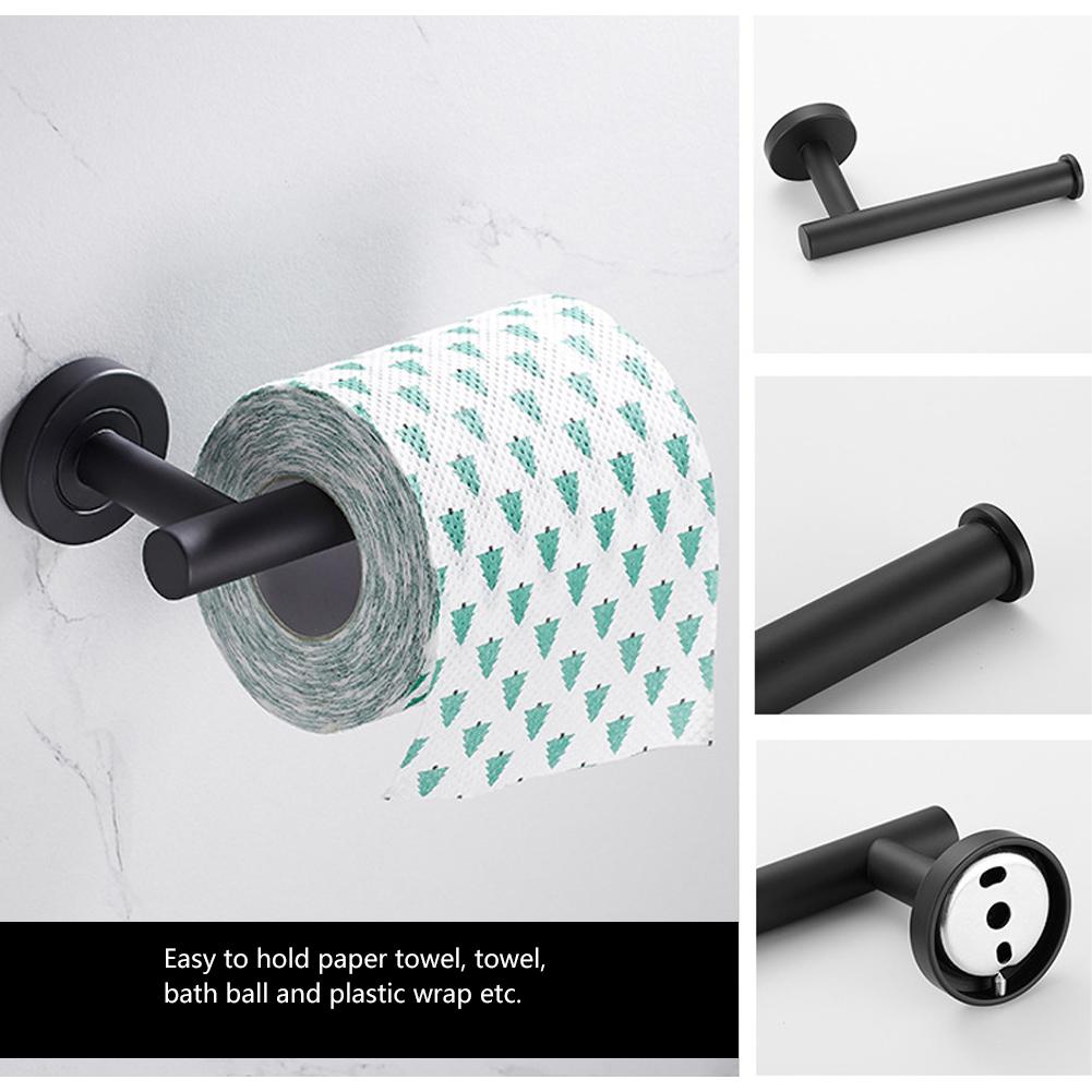 Stainless Steel Toilet Paper Holder Wall Mount Towel Tissue Storage Rack for Bathroom Accessories
