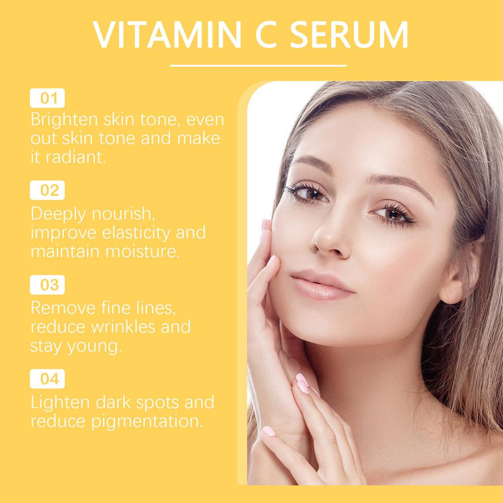 C Serum Vitamin Enhancing Radiance And Softness For Moisturized 30ml Skin