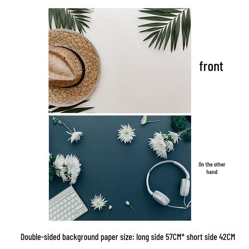 Double-Sided 3D Photo Backdrop for Food Photography and Still Life Props