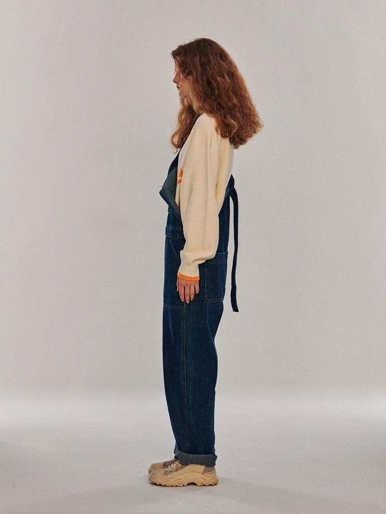 SOME PLACE Some Graphic Oversized Pullover Knit T-Shirt [Cream]