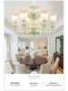 European Retro Resin Chandelier for Living Room, Restaurant, or Bedroom - Warm Atmosphere and Unique Style
