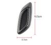 Carbon Fiber Car Fender & Hood Vent Decals - Set of 6