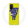 Case for Oppo A74 5G - Nike - Just Do It - Blue and Yellow - Flexible - Sporty