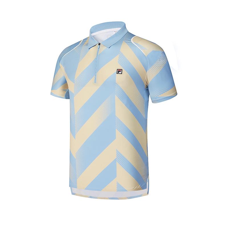Men's Shirt FILA Polo Shirt Men's Jade White