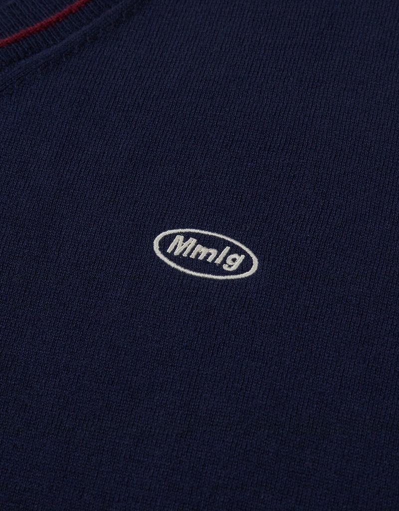 MMLG Light V Neck Knit (Navy)