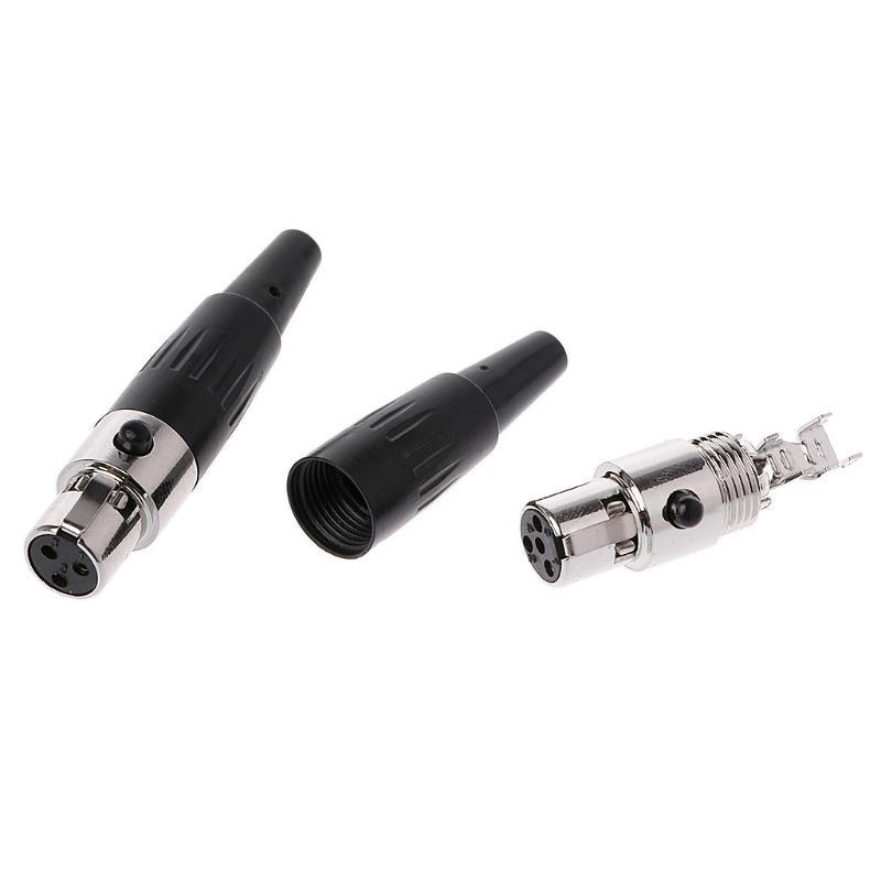 High Quality Mini 3PIN/4PIN Female plug Mini Microphone connector