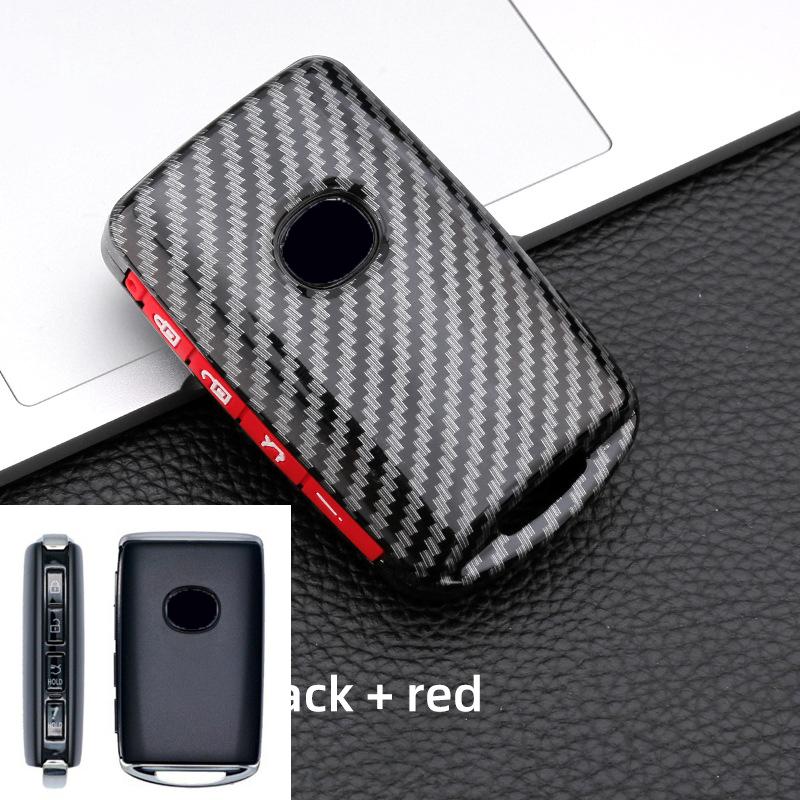 Carbon Fiber+Silicone Car Key Cover Case For Mazda 3 Alexa CX-30 CX30 CX5 CX 5 CX-5 CX8 CX9 CX4 2019 2020 Keychain  Accessories
